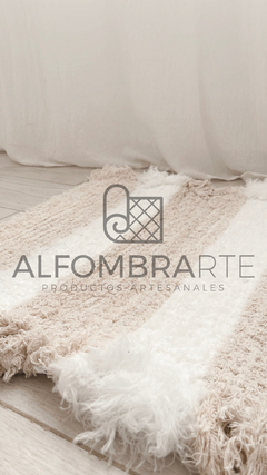 Alfombra Raya Blanca - 110x60
