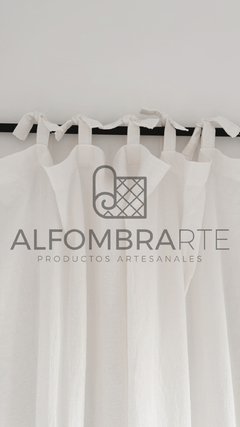 Cortina de Gasa con volados Blanca - comprar online