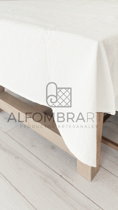 Mantel Tussor Blanco - comprar online