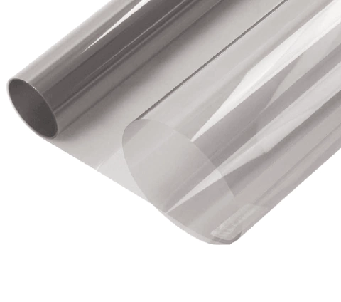 Lámina Sunshine - Tonalizada (calor - brillo - uv) 1.52 m ancho x 1 m largo. Film control solar para vidrios.