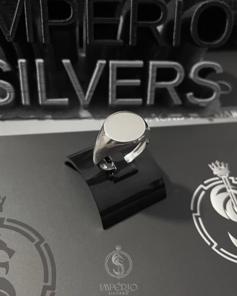 Anel de prata 950 modelo LISO - Todas as numerações