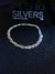 Pulseira feminina de prata italiana teor 925 modelo 3 fios