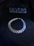 Pulseira feminina de prata italiana teor 925 modelo 6 fios