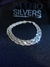 Pulseira feminina de prata italiana teor 925 modelo 6 fios