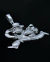 Pingente de prata 925 / 950 modelo MONOPOLY