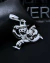 Pingente de prata 925 / 950 modelo MONOPOLY
