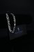 Pulseira de prata italiana teor 925 modelo 3x1 7mm