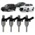4x Bico Injetor Jetta Tiguan Audi Tfsi 0261500162 06h906036g - comprar online