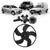 Ventoinha Prisma Joy/maxx Flexpower 1.4 8v G1 2006 A 2008 - loja online