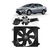 Ventoinha Condensador New Civic 1.8 2007 2008 2009 2010 - Nova Injeção Auto Peças