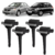 4x Bobinas De Ignição Tiida 1.8 Gasolina 2007 2008 2009 2010
