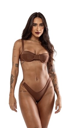 Top Aurora Meia Taça Mocha Mousse