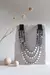 Collar triple plateado