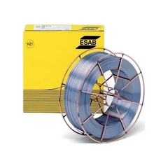El Shield Bright 308L Ø 1.20 tubular se presenta en una caja de 12.5 kg, diseñado para ofrecer excelente rendimiento en soldaduras de calidad.