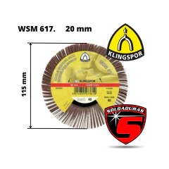 CEPILLO WSM617 MIL HOJAS GR 40 115X20 M14 - comprar online