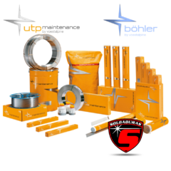 El alambre UTP AF LEDURIT 60 Ø Böhler tiene un diámetro de 1.60 mm, se presenta en bobina de 15 kgs y es perfecto para trabajos de soldadura en materiales de acero.