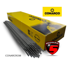 El electrodo CONARCROM Ø 1600 / 3,25 mm de CONARCO es ideal para soldaduras en acero inoxidable. 