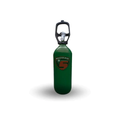 El cilindro de nitrógeno tiene una capacidad de 3 a 4 m³. Viene equipado con tulipa y carga de Improcil, adecuado para usos industriales específicos.