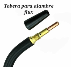 La tobera Conarco MIG 200 para sin gas permite una soldadura limpia y precisa. Su diseño resistente asegura durabilidad 