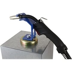 El soporte magnético para torcha MIG es ideal para mantener la torcha en posición durante el proceso de soldadura