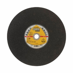 Disco de corte Klingspor sensitiva A 630 N de 350 mm de diámetro, 2.5 mm de grosor y 25.4 mm 