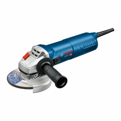 Amoladora Bosch de 115 mm GWS 11-125, 1100 W, con diseño ergonómico y disco de corte visible.