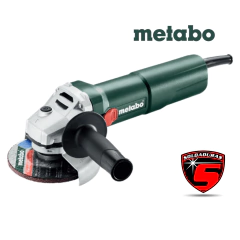 La amoladora Metabo W1100-125 tiene un diámetro de disco de 125 mm y una potencia de 1100 W. Es ideal para cortar, desbastar y lijar distintos materiales, ofreciendo un alto rendimiento y durabilidad.