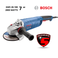 La amoladora Bosch GWS 28-180 220V está diseñada para ofrecer alto rendimiento y durabilidad en trabajos de corte y desbaste.