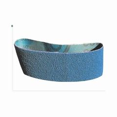 La banda de zirconio grano 120 tiene un tamaño de 50 mm de ancho por 318 mm de largo, viene en presentaciones unitarias y es ideal para trabajos de lijado