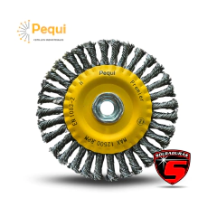 CEPILLO CIRCULAR TRENZADO ACERO 115 X 6 M14 - comprar online