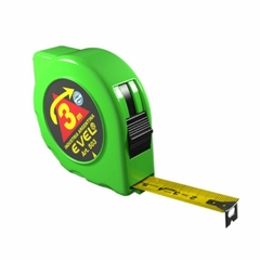 La cinta métrica Evel 503 de 3 metros es una herramienta compacta y precisa, ideal para mediciones en trabajos de construcción, carpintería y bricolaje. 