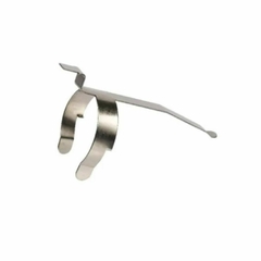 Soporte de metal para torcha mecánica CLIP OHMNICO SL100, utilizado en procesos de corte y biselado.