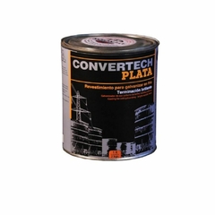 ConverTech Plata Trytech es un recubrimiento especializado en forma líquida, de color plata, que se presenta en un envase de 4 litros
