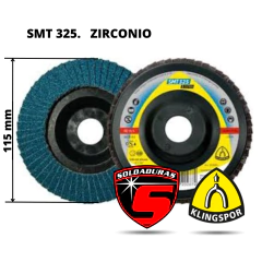 Este disco flap de 115 mm y grano #60 está diseñado para ofrecer un acabado fino