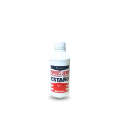 Botella de fundente líquido para soldar y estañar de 250 cc, marca Gundemax.