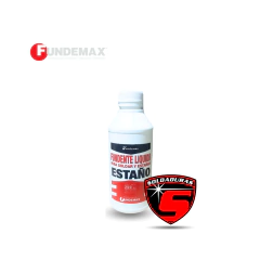Botella de fundente líquido para soldar y estañar de 250 cc de la marca Fundemax.