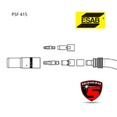 La tobera PSF 405 Ø 17 mm ofrece un ajuste preciso para una óptima conducción del gas.