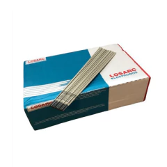 El electrodo LOSARC CORD51 de 3.00 mm se presenta en paquetes de 20 kg. Está diseñado para soldaduras eficientes en estructuras de acero.