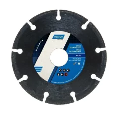 Disco diamantado de 115 mm de diámetro y 22.23 mm de diámetro de agujero
