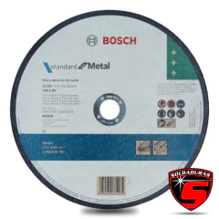 Disco de corte Bosch de 230 x 1.9 mm, diseñado para trabajos abrasivos en metal.