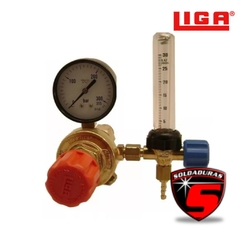 La válvula reguladora para argón con caudalímetro VALR-025 es ideal para regular el flujo de gas