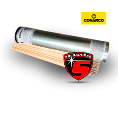  Este electrodo de aluminio, con un diámetro de 3,20 mm y una longitud de 320 mm, está diseñado para soldaduras precisas y duraderas