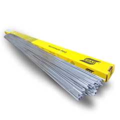 El OK TIG Rod 4043 de 2.40 mm x 2.50 kg es un electrodo de soldadura diseñado para trabajos en aluminio y sus aleaciones. 