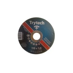 El Disco de Corte Trytech 115 x 1 mm es ideal para cortar con precisión una variedad de materiales