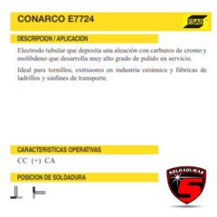 Imagen de ELECTRODO TUBULAR E 7724 6.00 MM CAJA POR 5 KGR
