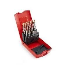Juego de mechas A002 de 25 piezas en estuche, adecuado para herramientas de corte.