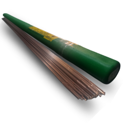 La varilla TIG ER70S2 Ø 2.40 mm de la marca Kiswel es ideal para procesos de soldadura. Ofrece una excelente calidad y resistencia para trabajos de precisión en diversos metales.