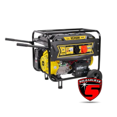El generador eléctrico trifásico de 18HP y 7500W ofrece alta potencia para uso industrial o comercial.