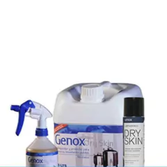 El Genox Dry Skin X 500cc Trytech es un limpiador especializado diseñado para la limpieza y mantenimiento de superficies de acero