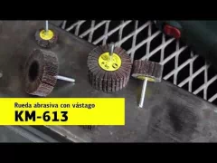 Cepillo mil hojas KM613 con vástago, 40 x 20 mm, grano 150, apto para desbastar y suavizar materiales de manera eficiente.
